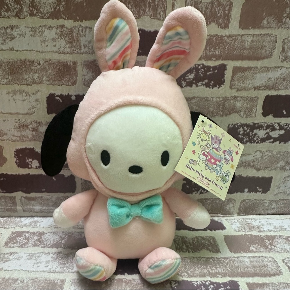 Hello Kitty And Friends POCHACCO Stuffed Bunny Plush toy 10” - Picture 3 of 8